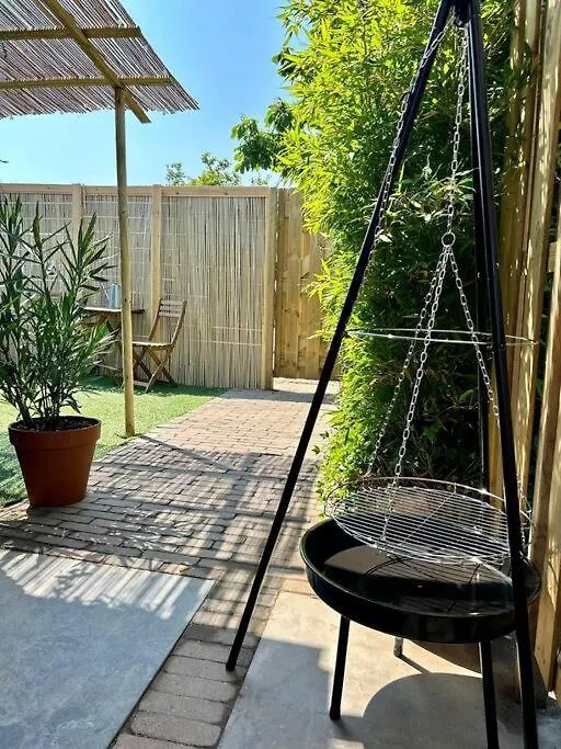 Apartment Jungle Style Lodge With Jacuzzi ,Sauna And Garden Near Amsterdam Vijfhuizen