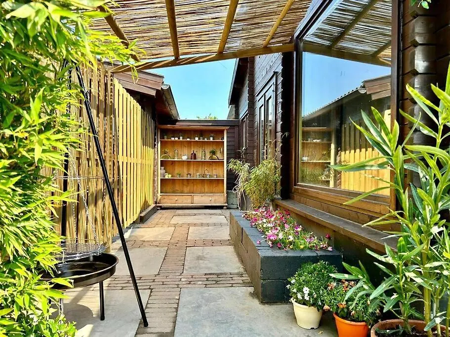 Jungle Style Lodge With Jacuzzi ,Sauna And Garden Near Amsterdam Vijfhuizen 0*,  Netherlands